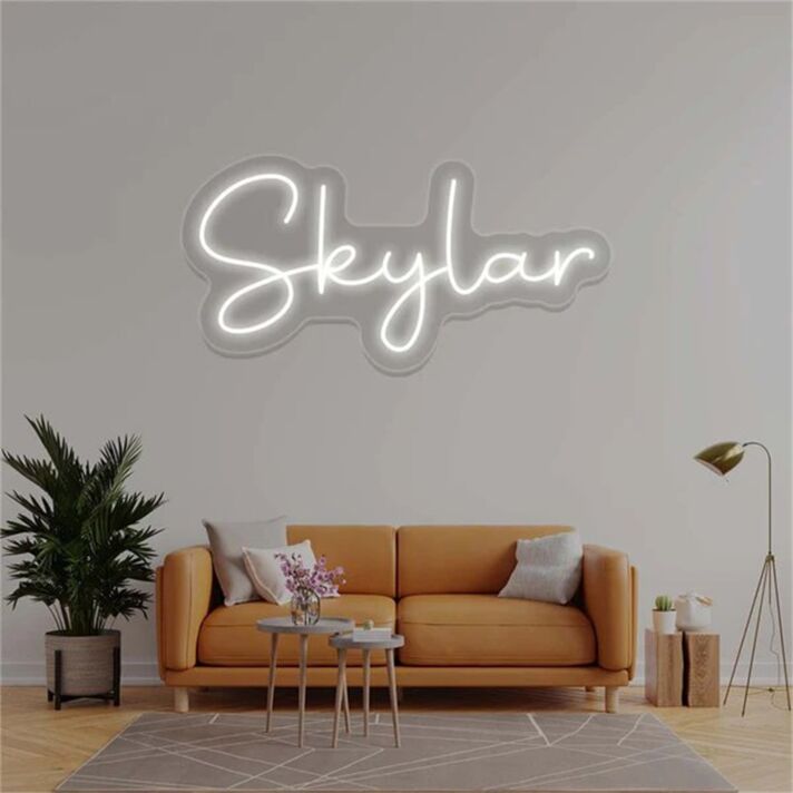 Brighten Up Your Space: From Home Decor to Parties, Skylar Name LED Neon Sign Adds a Personal Touch to Any Setting