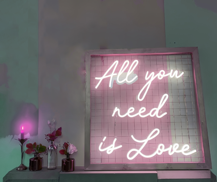 All You Need Is Love Neon Sign