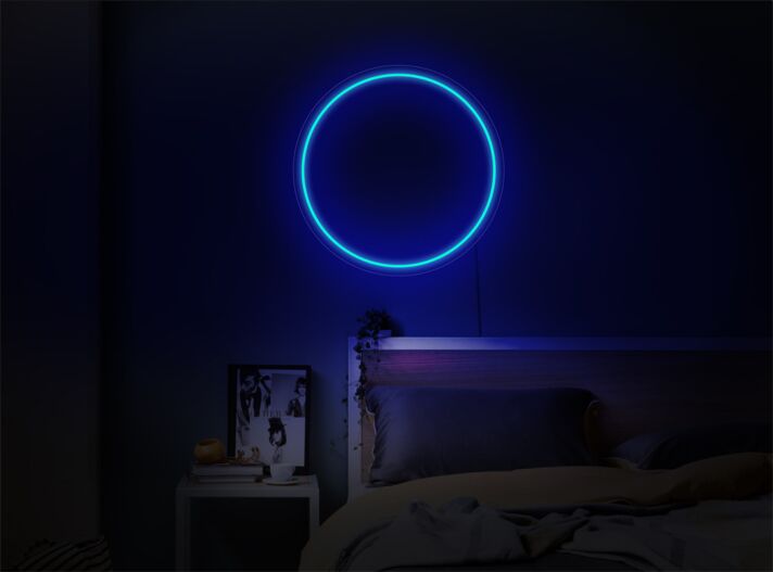 Elevate Your Meditation Space or Yoga Studio Ambiance with Zen Circle LED Neon Sign.