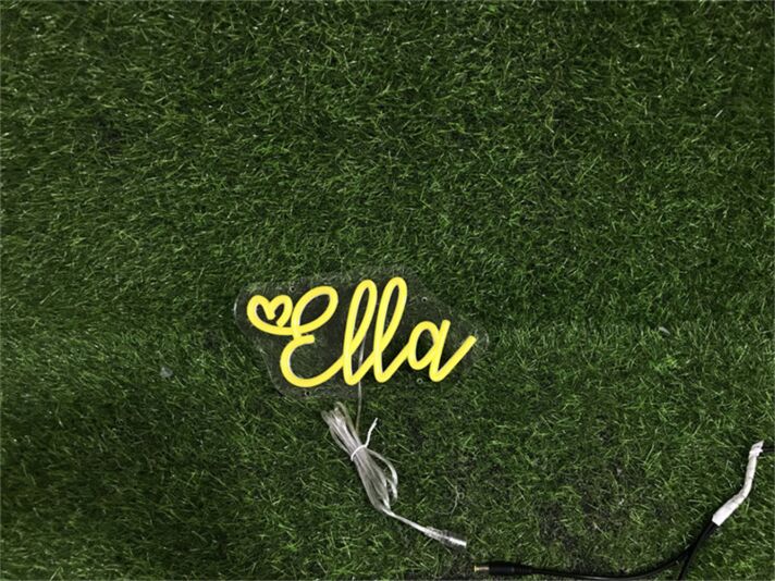 Bring Your Space to Life: Personalize Custom Ella LED Neon Sign for Home Decor, Stylish Offices, and Vibrant Event Highlights