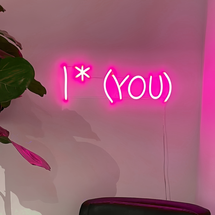 I * （YOU）Neon Sign