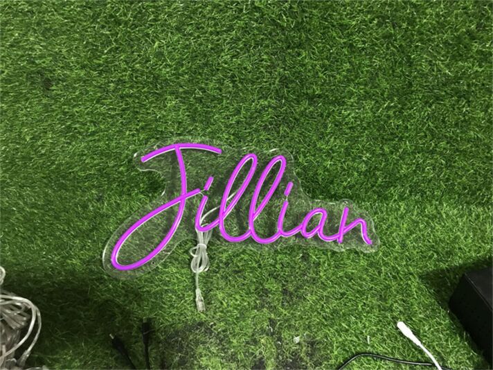 Brighten Your Space: Personalize Custom Jillian LED Neon Sign - Perfect for Weddings, Bars, and Home Decor.
