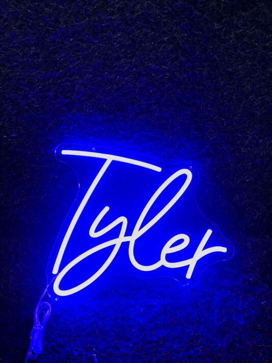 Brighten Your Space: Enhance Any Room, Office, or Event with Personalize Custom Tyler LED Neon Sign.