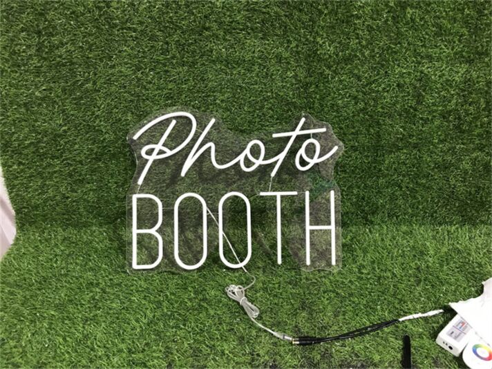 Brighten Up Your Space: Versatile Photo Booth For Wall Decor LED Neon Sign Perfect for Weddings, Bars, and Home Ambiance