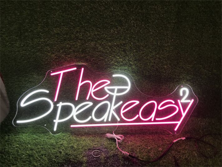 Bring the Roaring Twenties to Your Home, Bar, or Wedding with The Speakeasy Custom LED Neon Sign.
