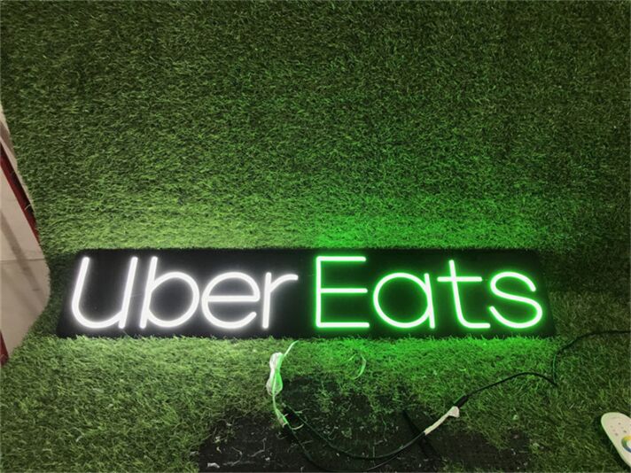Upgrade your home, bar, or restaurant ambiance with the versatile Uber Eats Black Board LED Neon Sign.