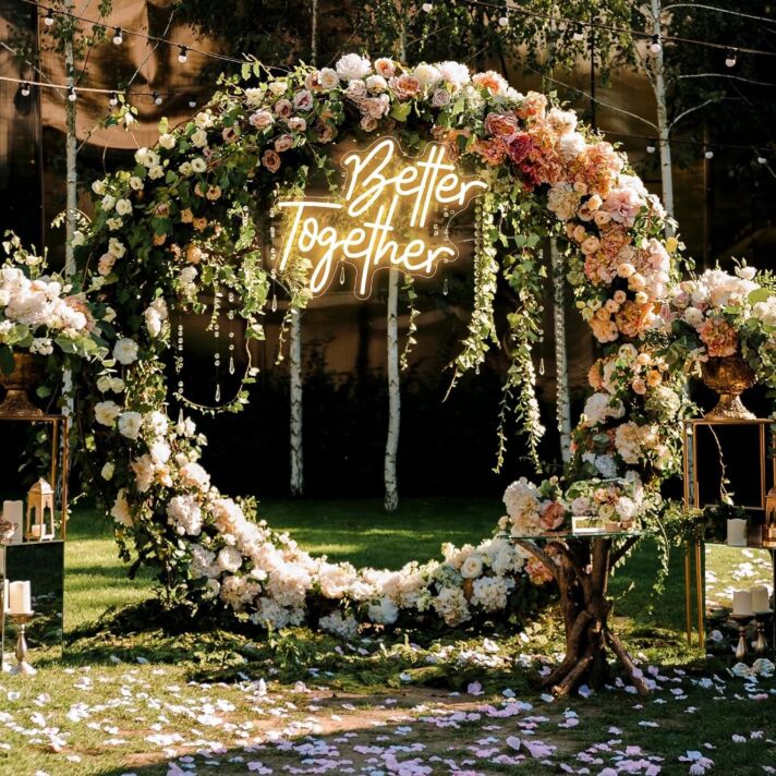 Brighten Your Wedding, Bar, and Home Decor with the Better Together Neon Sign.