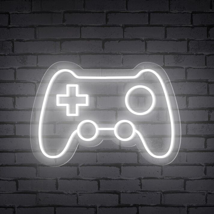 Elevate Your Gaming Den, Store, or Next Theme Party Ambiance with the Console Controller Neon Sing For Gamers.