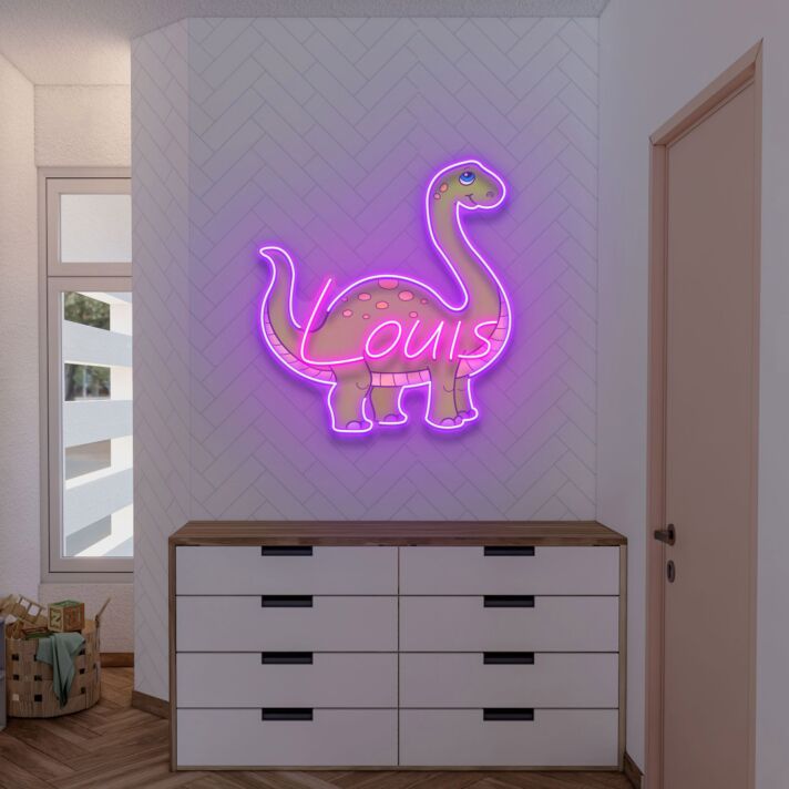 Brighten Up Your Child's Bedroom and Celebrate Special Occasions with Name Dinosaur Gifts For Boys Custom Dinosaur Gifts Personalized Dinosaur Light