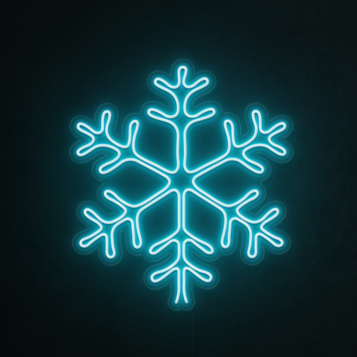 Snowflake Neon Sign