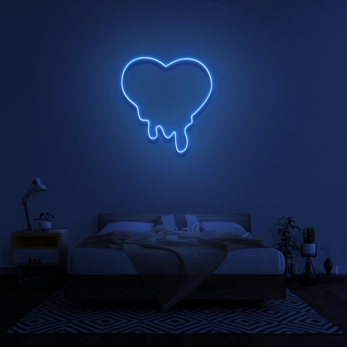 Melting Heart Neon Sign