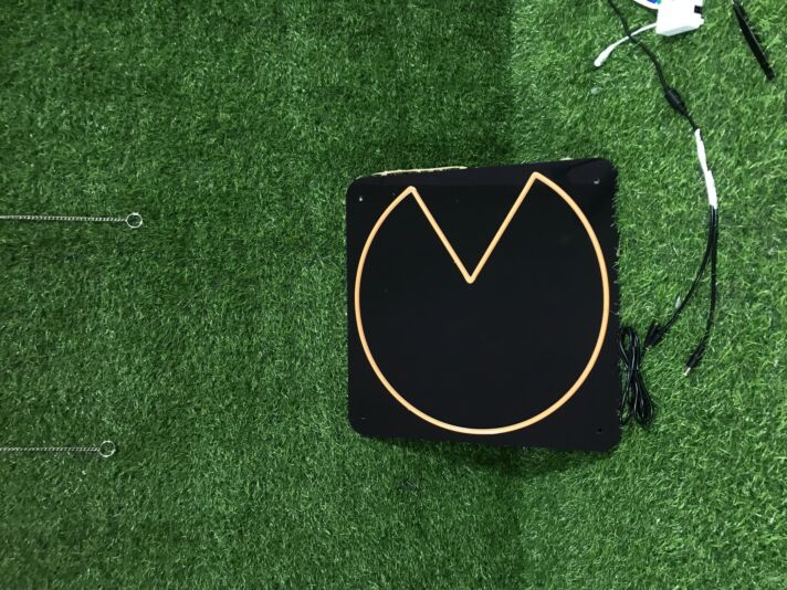 Brighten Up Your Game Room, Bar, or Store: Pac Man Red Dots LED Neon Sign