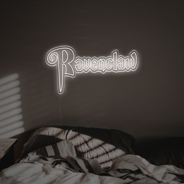 Brighten Your Space with Style: Ravenclaw LED Neon Sign for Bars, Offices, and Themed Home Decor.