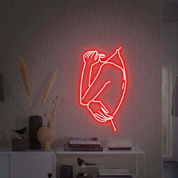 Elevate Your Space with Girl Body Neon Sign: Perfect for Bedroom Ambiance, Chic Bars, and Boutique Storefronts