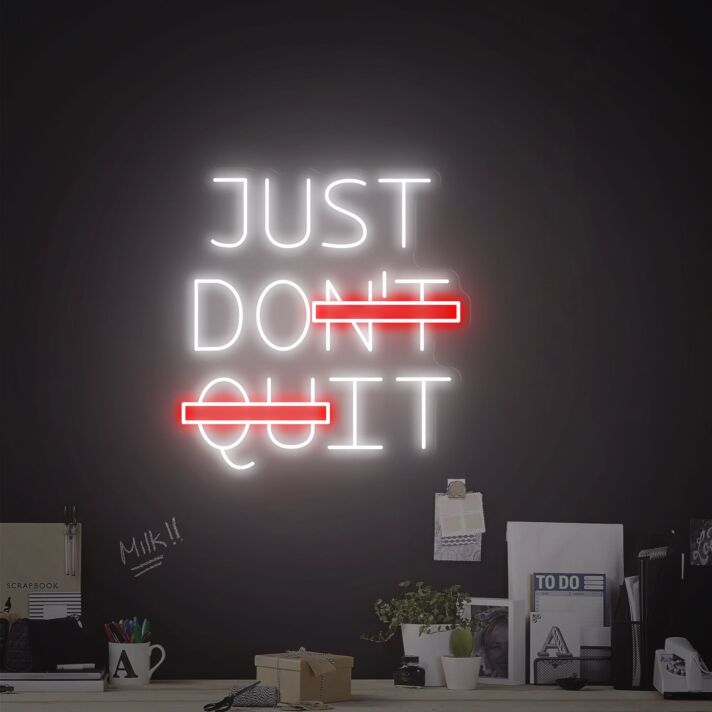 Brighten Up Your Space: From Office to Wedding, The Just Do It Neon Sign Party Decor Neon Wall Art Sign Adds a Glow to Every Occasion.