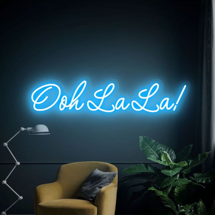 Light Up Your Special Day and Nights: Ooh La La Wedding Neon Sign for Elegant Bedroom, Party, and Ceremony Ambiance.
