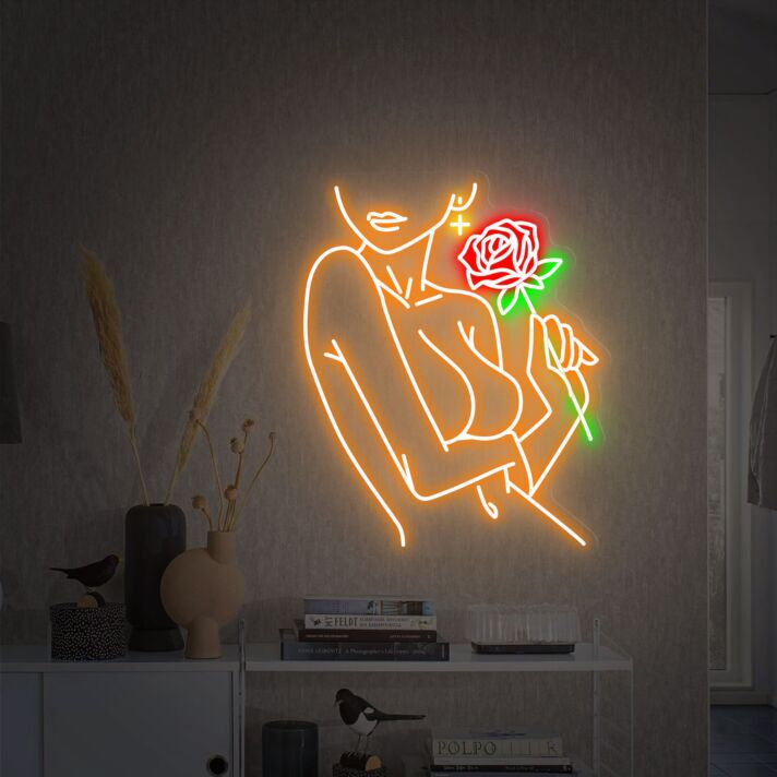 Elevate Your Space: Woman Body Neon Sign - Perfect for Bedroom Ambiance, Chic Bars, and Artistic Office Decor.