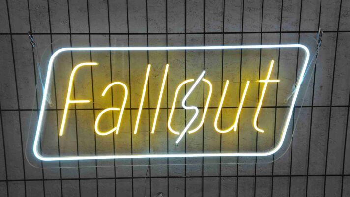 Brighten Up Your Gaming Room and Bar with Fallout Neon Sign Wall Art - The Ultimate Game-Inspired Decor for Any Occasion.