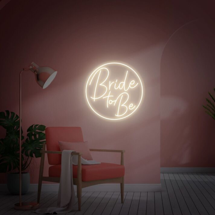 Enhance Your Wedding, Reception, or Romantic Home Setting with Bridal Signage Decor Wedding Backdrop LED Neon Sign.