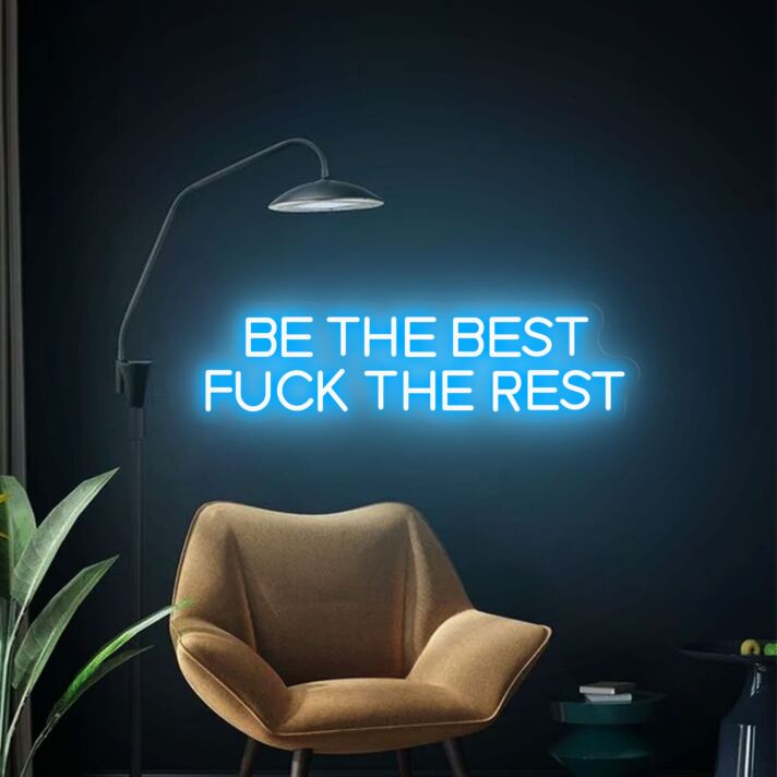 Boldly Elevate Your Space: "Fuck The Rest" LED Neon Sign for Home, Office, Bars, or Edgy Wedding Decorations.