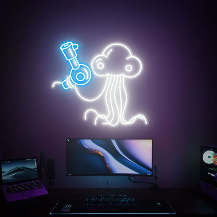 Level Up Your Gaming Sanctuary and Event Spaces with Mars People Metal Slug LED Neon Sign - Perfect for Home Decor, Office Glam, and Lively Bar Settings.