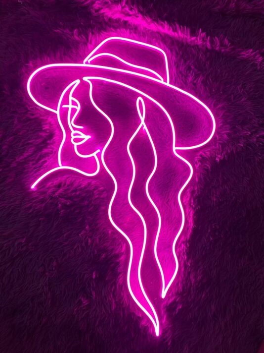 Transform Your Space: From Rustic Bar Ambiance to Chic Home Decor with the Beautiful Cowgirl Led Neon Sign