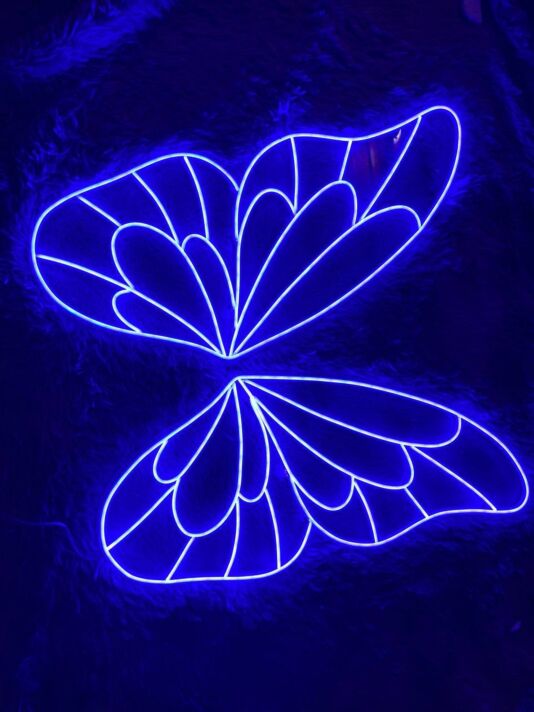 Brighten Your Space: Perfect for Weddings, Parties, and Home Decor - Butterfly Led Sign Neon Light Restaurant Decor Led Neon Sign.