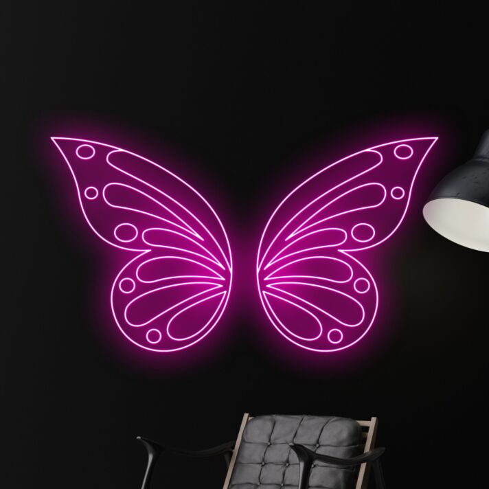 Brighten Up Your Space: Butterfly LED Sign Neon Light for Restaurant, Bar, and Home Decor - Perfect for Clubs, Weddings, and Parties