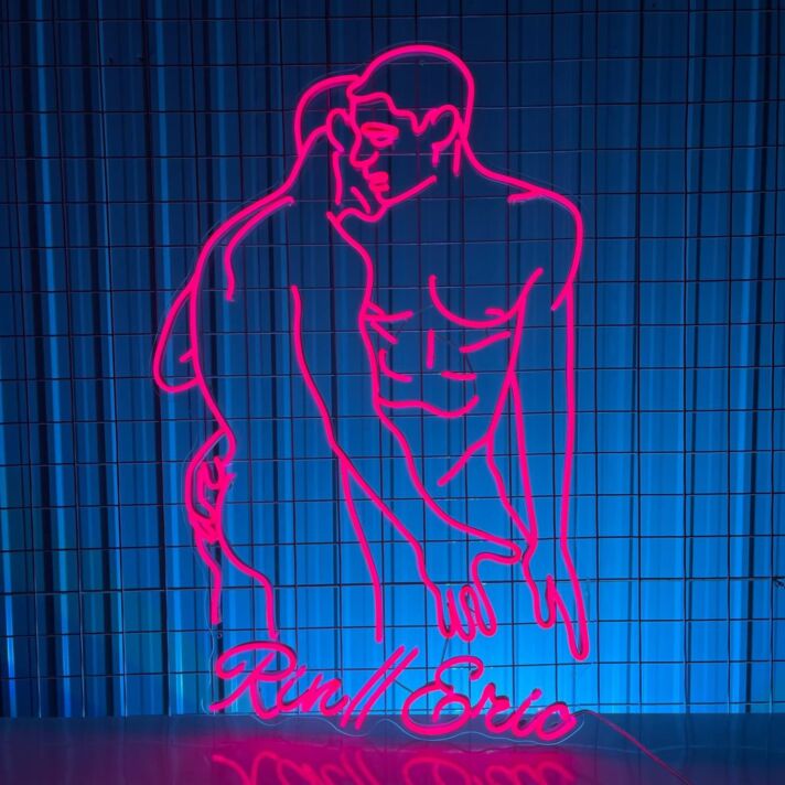 Add a vibrant vibe to your bar, gym, or wedding with the Gay Club Bar Gay Body Hanging Led Neon Sign Light.