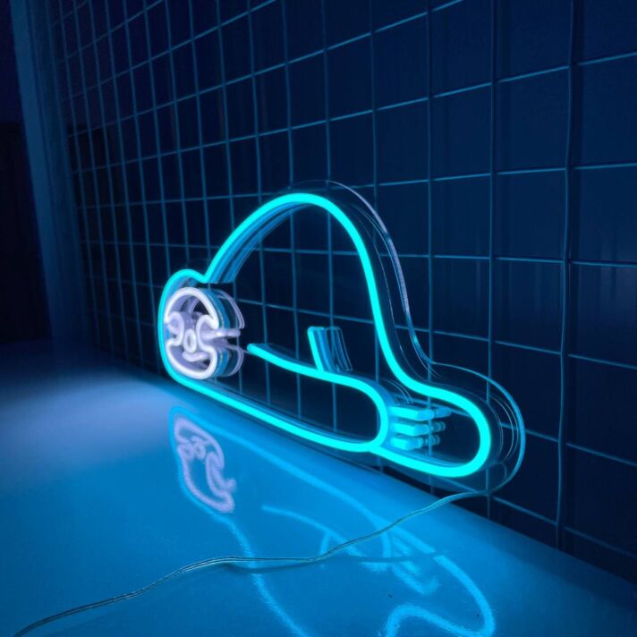 Brighten Up Your Christmas and Spruce Up Your Home with Lazy Sloth Lying On The Floor LED Neon Sign for a Whimsical Touch in Offices, Stores, and Festive Gatherings.