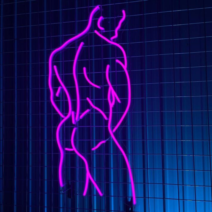 Naked Man Led Neon Sign Gay Body Club Neon Led Sign