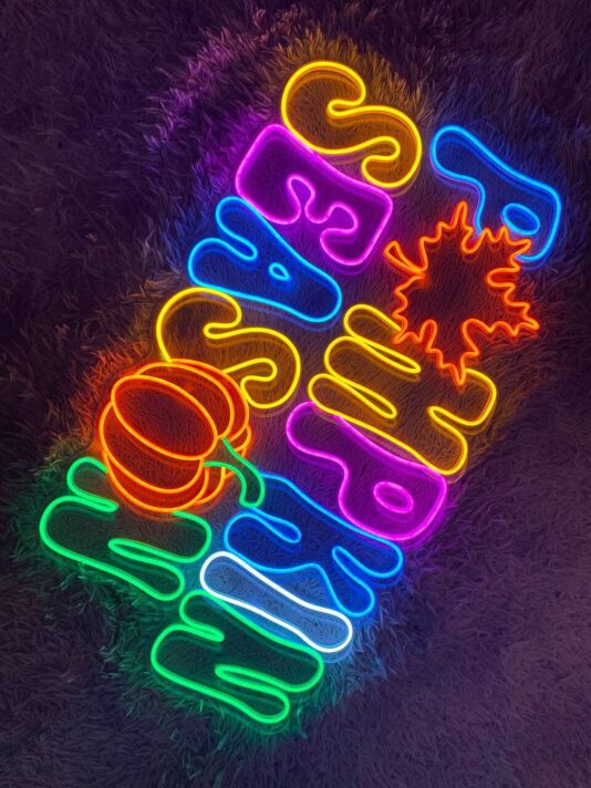 Pumpkin Season Led Neon Sign Hello Fall Neon Led Sign Light Pumpkin Wall Sign