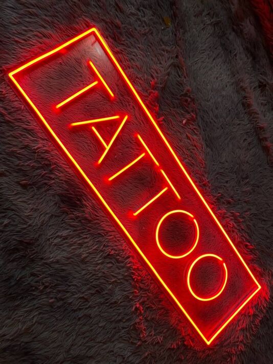 Tattoo Open Welcome Decor Led Sign Tattoo Club Led Light