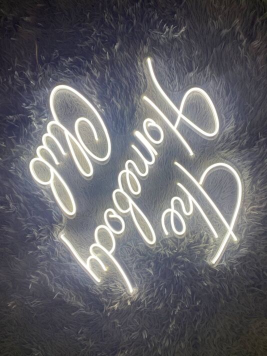 The Homebody Club Quote Pub Bar Hanging Led Neon Sign