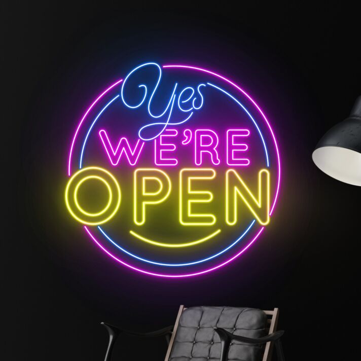 Were Open Welcome Decor Light Bar Club Led Light