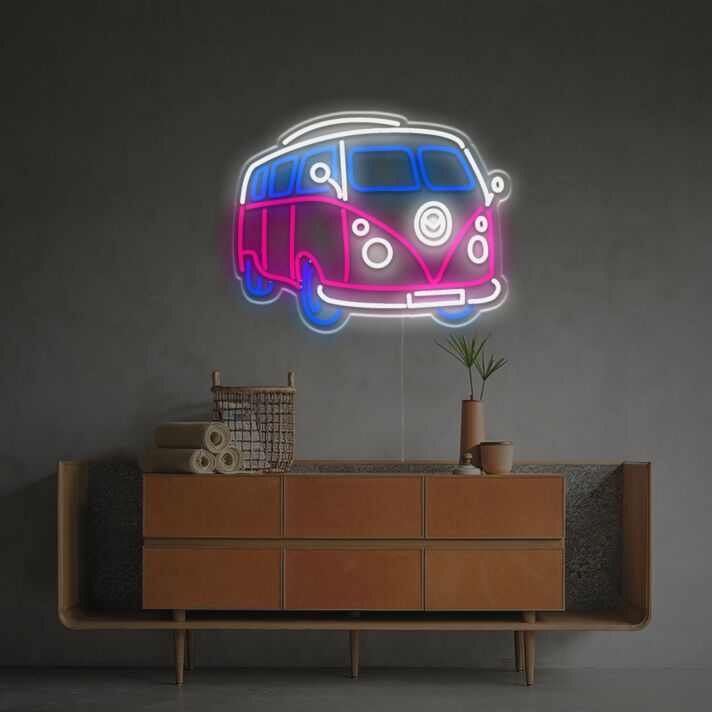 Vintage Bus LED Neon Sign