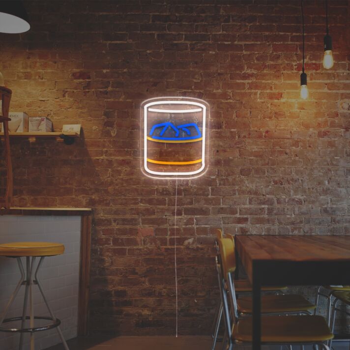 Ice Whisky LED Neon Sign