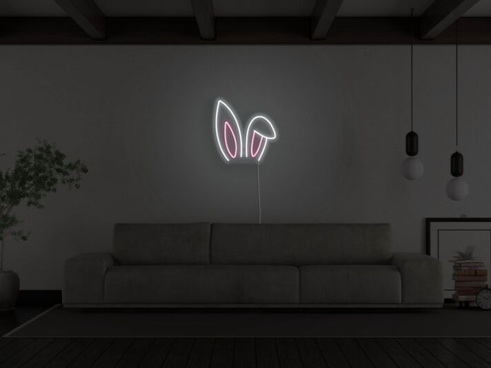 Bunny Ears Neon Sign