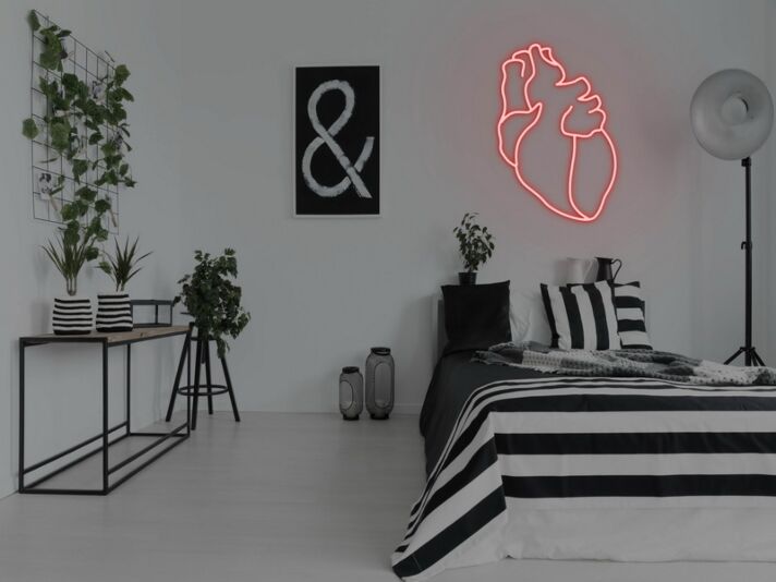 Human Heart Neon Sign