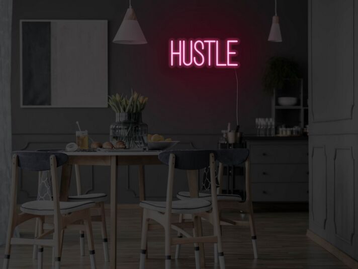 Hustle Neon Sign