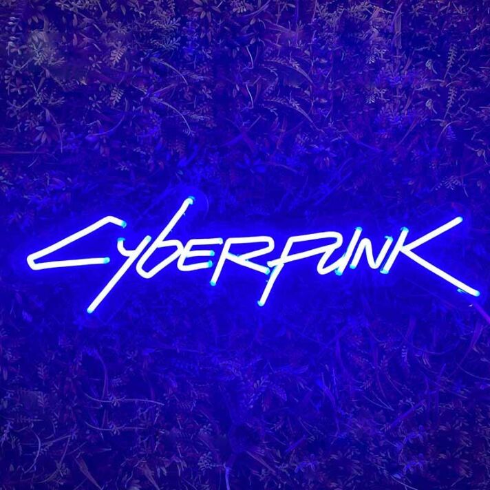 Cyberpunk Neon Sign