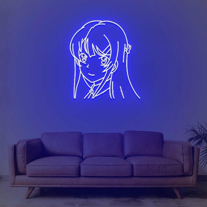 Mai Sakurajima Neon Sign