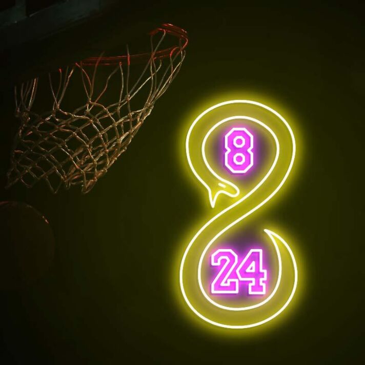 The Undefeated 824 Neon Sign