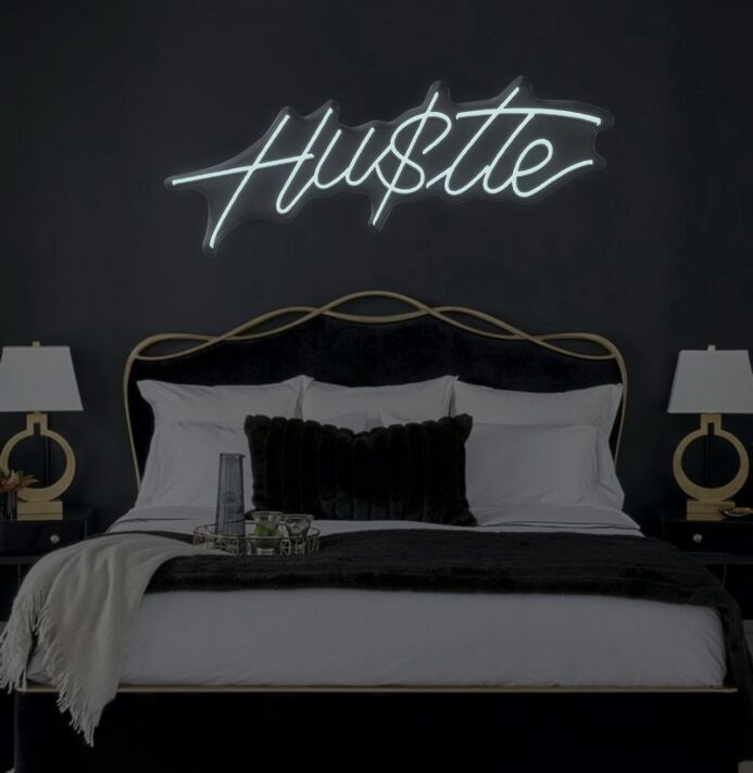 Hustle Neon Sign