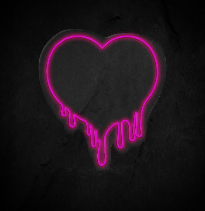 Melting Heart Neon Sign