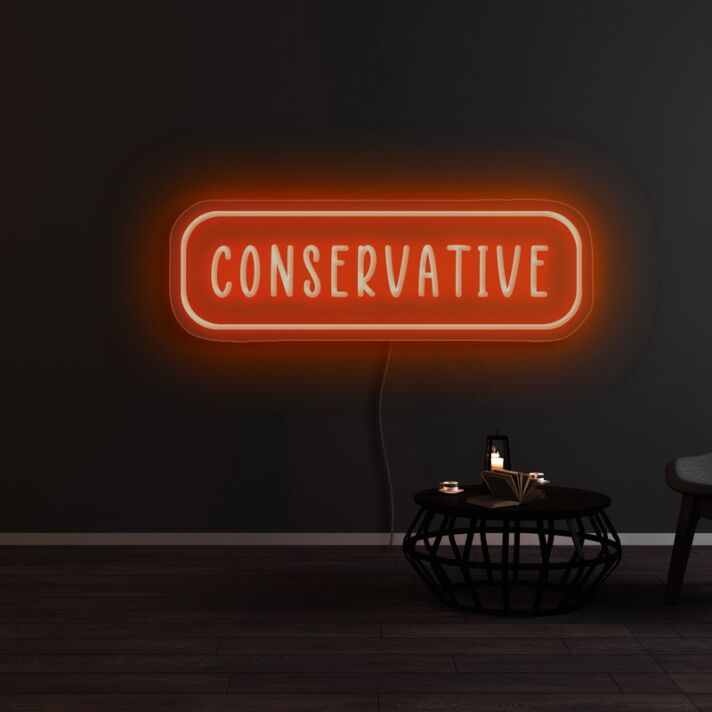Conservative Neon Sign