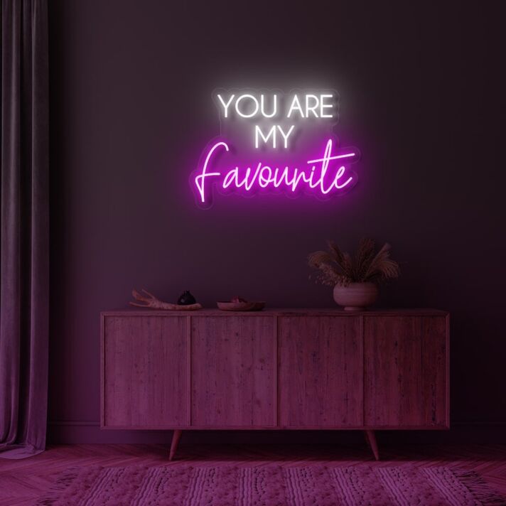 You Are My Favorite LED Neon Sign