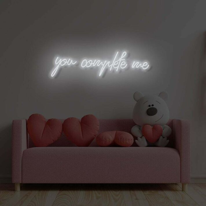 You Complete Me LED Neon Sign