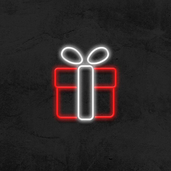 Christmas Present Neon Sign