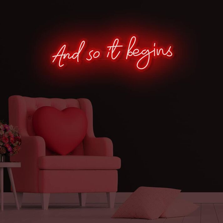 And so it begins LED Neon Sign